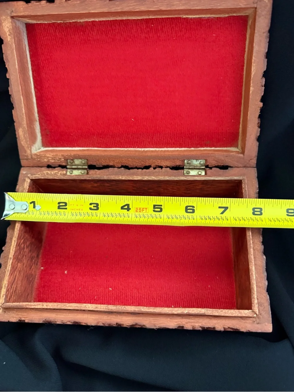 Vintage Hand-Carved Indian Wooden Nesting Box Set - Elephant Design
